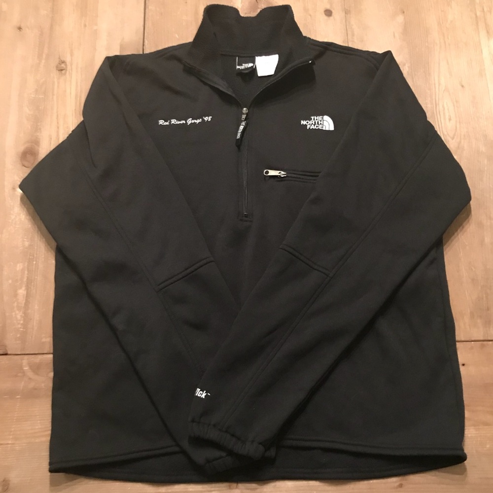North Face Ultrawick Zip Pullover SZ Large